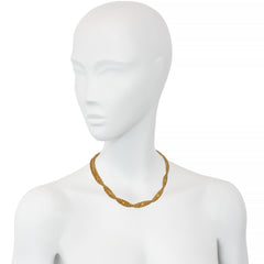 Cartier mid-century twisted gold necklace