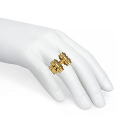 Articulated 18k gold industrial inspired ring
