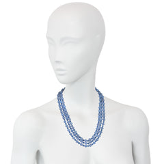 Belperron for Boivin blue chalcedony clip brooch and necklace