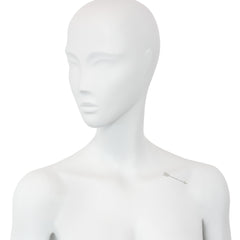 French Art Deco arrow jabot in platinum and diamond