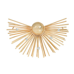 Marianne Ostier diamond and gold sputnik brooch