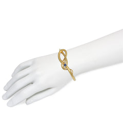 Victorian gold snake bracelet with sapphire and diamond head