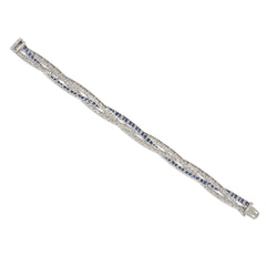 Art Deco J.E. Caldwell sapphire and diamond bracelet