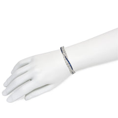 Art Deco J.E. Caldwell sapphire and diamond bracelet