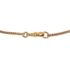 Antique gold long chain