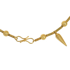 Modern Castellani Etruscan Revival gold necklace