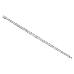Art Deco tapering diamond line bracelet