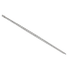 Art Deco tapering diamond line bracelet