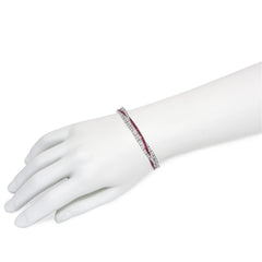 Art Deco J.E. Caldwell ruby and diamond bracelet