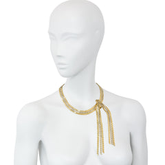Maison Gerard, Paris two-color knotted rope necklace