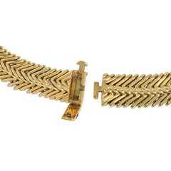 1950s Van Cleef & Arpels "Angel Hair" gold bracelet