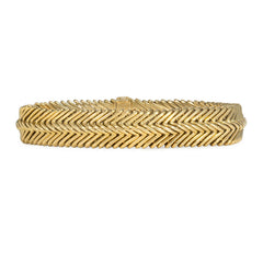 1950s Van Cleef & Arpels "Angel Hair" gold bracelet