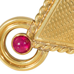 Cartier Retro hand mirror pendant