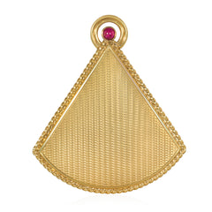 Cartier Retro hand mirror pendant