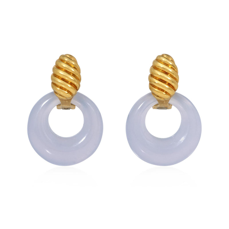 Van Cleef & Arpels, France chalcedony doorknockers