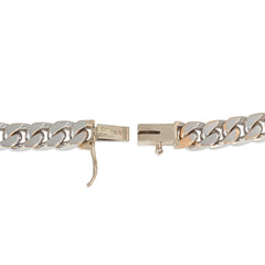 White gold curblink chain