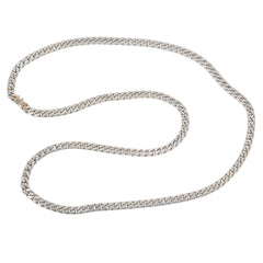 White gold curblink chain
