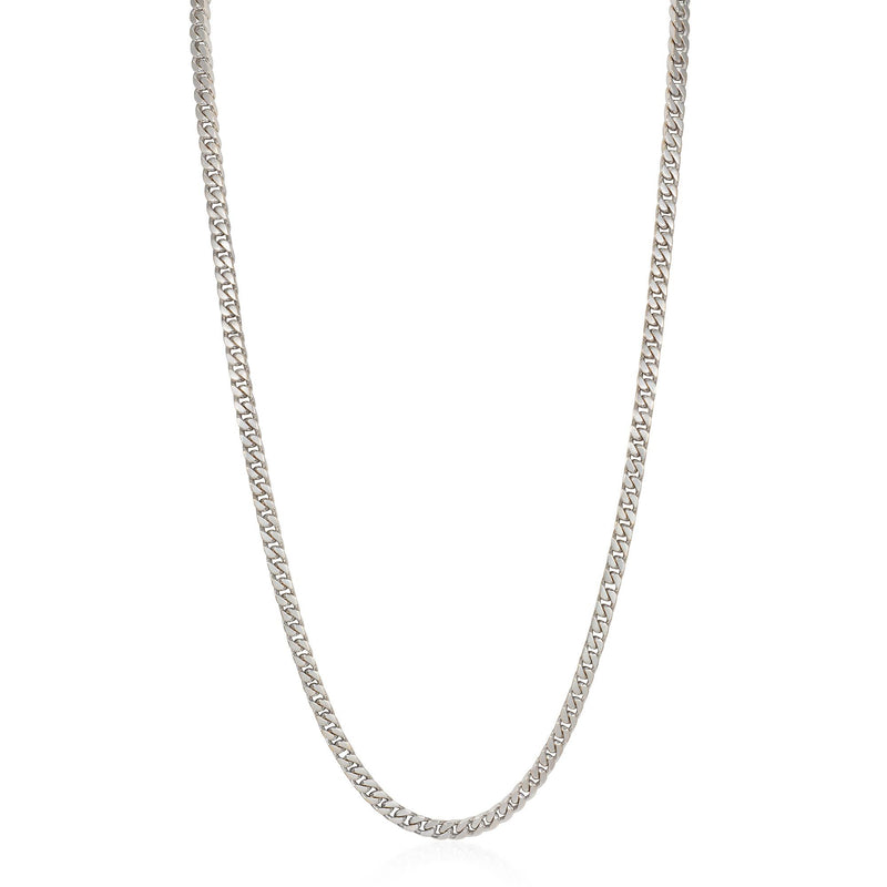 White gold curblink chain