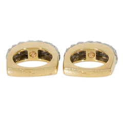 Neiman Marcus French diamond twist rings