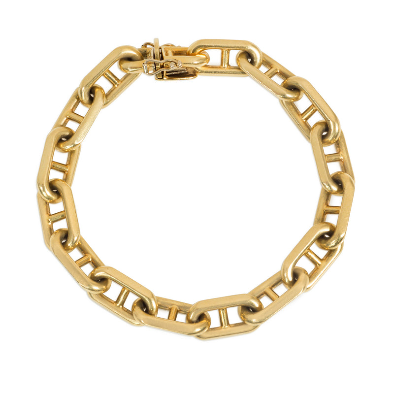 Sannit & Stein 18k gold anchor-link bracelet
