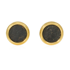 Bulgari "Monete" gold and ancient coin earrings