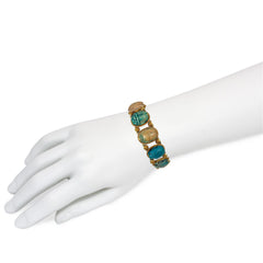 Victorian Egyptomania scarab bracelet