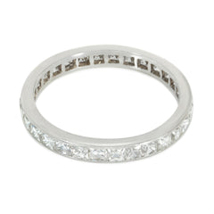 French-cut diamond ring