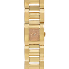 Hermès Mid-Century gold tank watch