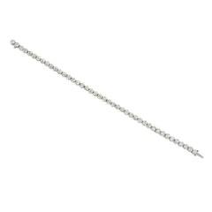 Black Starr & Frost hexagonal diamond line bracelet