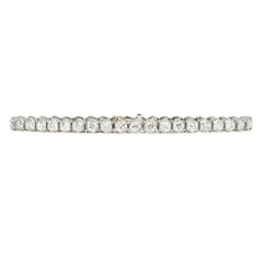 Black Starr & Frost hexagonal diamond line bracelet