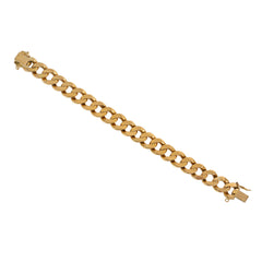 Mid-Century beveled curblink bracelet