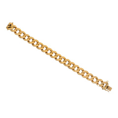 Mid-Century beveled curblink bracelet