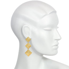 Tiffany & Co. pyramid pendant earrings