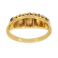 Antique sardonyx and diamond ring