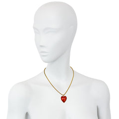 Antique enamel and diamond pendant