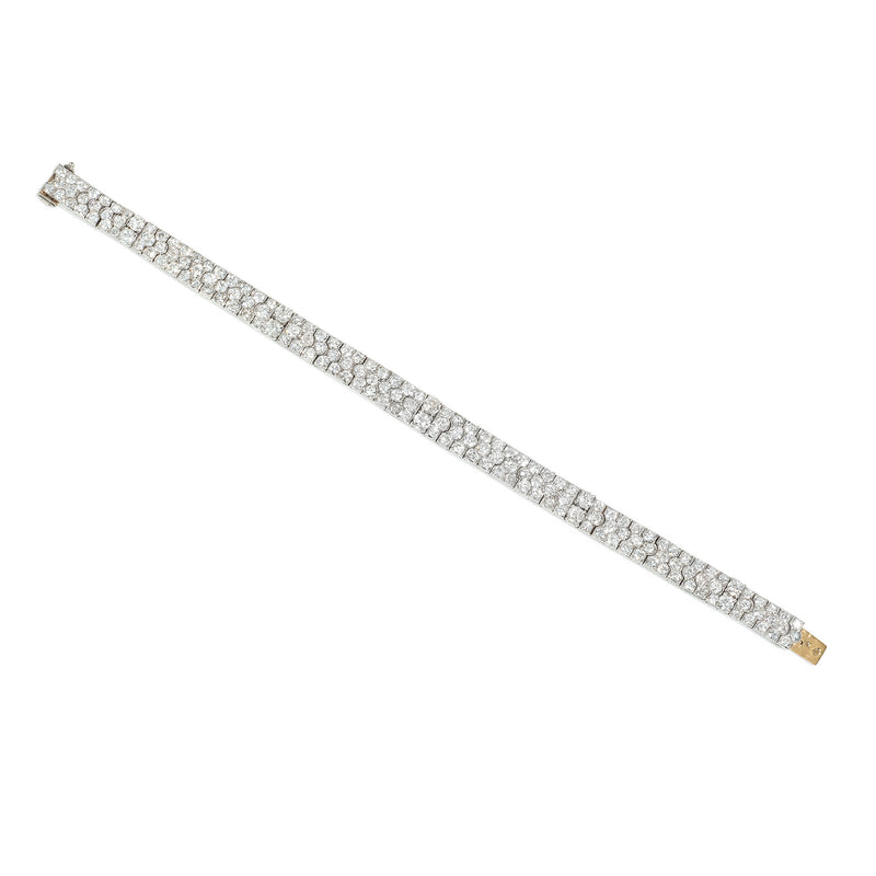 Lacloche Frères, France diamond strap bracelet