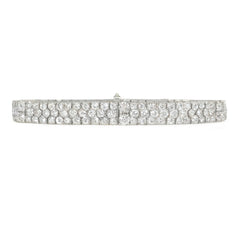 Lacloche Frères, France diamond strap bracelet