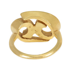 Cartier gold zodiac cancer symbol ring
