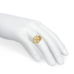 Cartier gold zodiac cancer symbol ring
