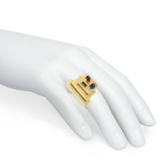 Stepped Multigem ring