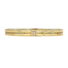Vacheron Constantin gold, tapered bracelet watch