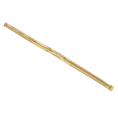 Vacheron Constantin gold, tapered bracelet watch