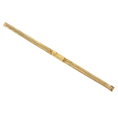 Vacheron Constantin gold, tapered bracelet watch