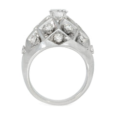 Boivin Mid-Century diamond cocktail ring