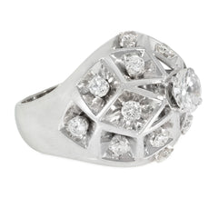 Boivin Mid-Century diamond cocktail ring