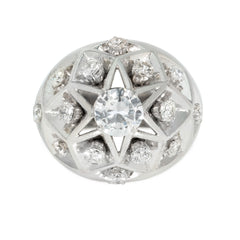 Boivin Mid-Century diamond cocktail ring