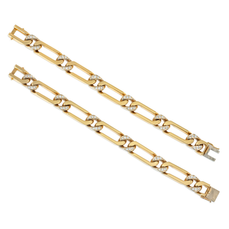 Van Cleef & Arpels Figaro bracelets convertible to a necklace