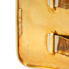 Cartier Gold and Diamond Chevron Cuff