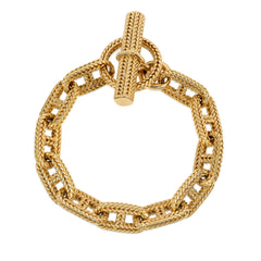 Hermès, Paris Tresse Chaine D'ancre gold bracelet