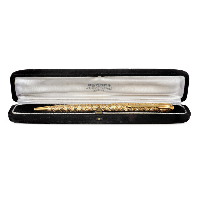 Hermès Mid-century gold pen